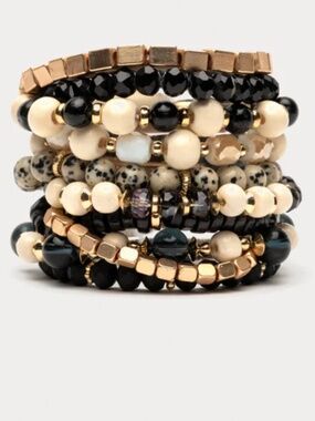 NWT FRANCES VALENTINE MANHATTAN STACKED BRACELET